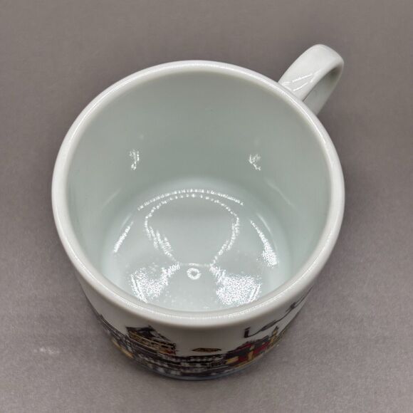 Treasures of Turkey Istanbul Turkish Coffee Cup & Saucer Set Vintage Harbor Ship - Picture 7 of 9